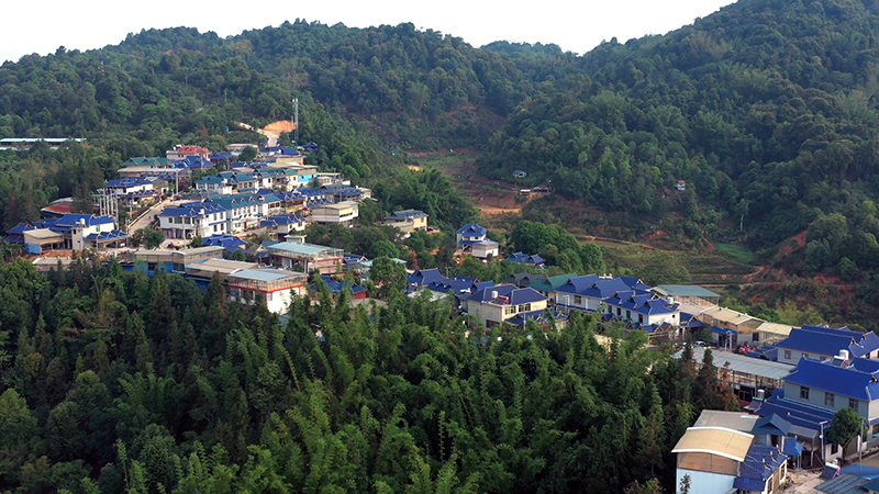 班盆新寨俯瞰图